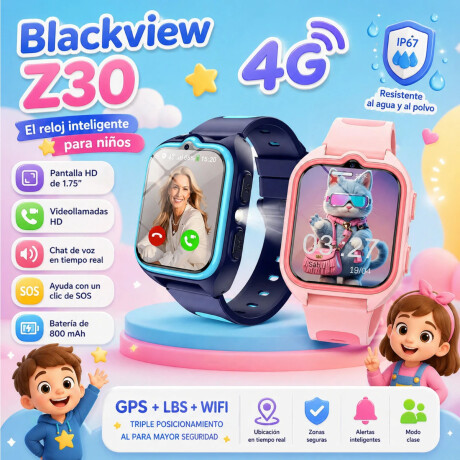 Reloj smartwatch Blackview Z30 kids azul Reloj smartwatch Blackview Z30 kids azul