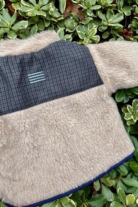 Hipica Jacket Gurí Crudo / Azul