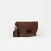 Mini bag Nina en cuero graneado Chocolate