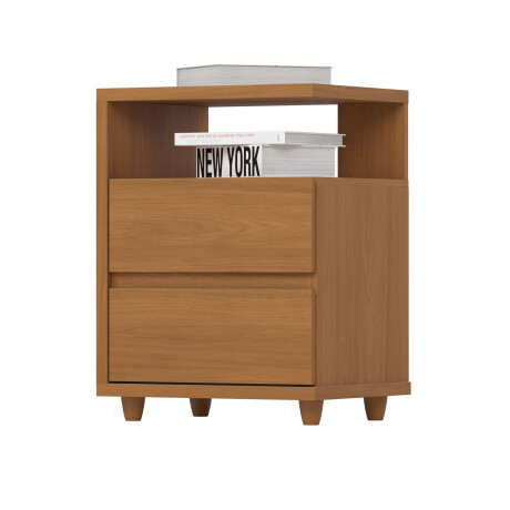 MESA DE LUZ MDP MARRON D07