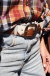Ajedrez Belt Blanco / Marrón