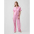 V-SS POPLIN TOP SP FAM PINK GINGHAM