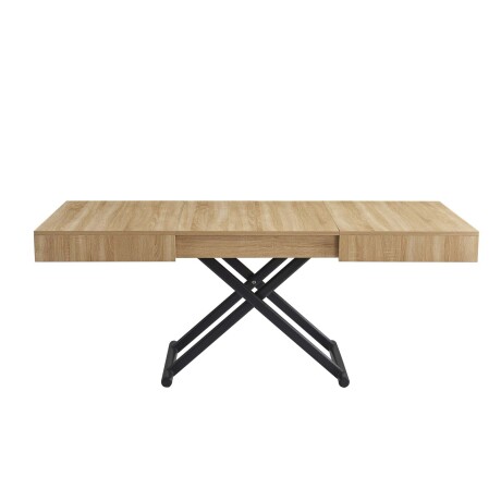 MESA DE COMEDOR MELAMINA NATURAL-BEIGE ELEMENT