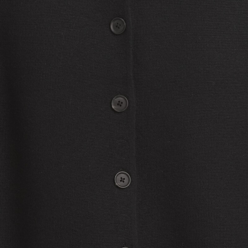 CASHSOFT LT TAILORED VEST BLACK