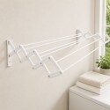 TENDEDERO PLEGABLE DE PARED MOR ACERO 80CM TENDEDERO PLEGABLE DE PARED MOR ACERO 80CM