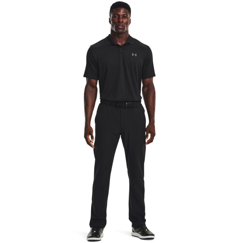 UA Matchplay Polo-BRN BLK-001