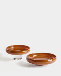 Centro de mesa Denuo de vidrio terracota Ø34 cm