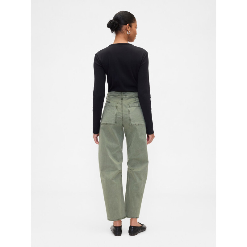 V-KHAKI BARREL MESCULEN GREEN