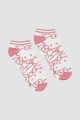 Medias cortas hello kitty rosa Rosa coral