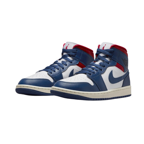 Championes Jordan Air Mid 1 White