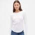 V-LS OPP WAFFLE TEE NEW OFF WHITE