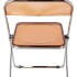 Silla Comedor Cocina Plia Umea Acrílico Retro Vintage Plateada