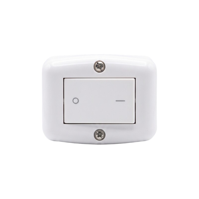 CAJA EXTERIOR CON BIPOLAR ATENEA Caja Exterior con Interruptor Bipolar Atenea Blanco