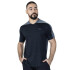 TSHIRT MEN POLY/SPX EVERLAST JACQUARD GY S BK
