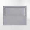 RESPALDO DE PARED FRENCH PANEL GRIS - 1,5 PLAZAS