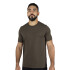 TSHIRT MEN POLY/SPX EVERLAST EOS BR M6 S BROWN