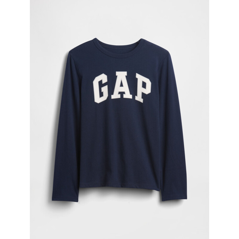 V-FRCH LS LOGO TEE TAPESTRY NAVY