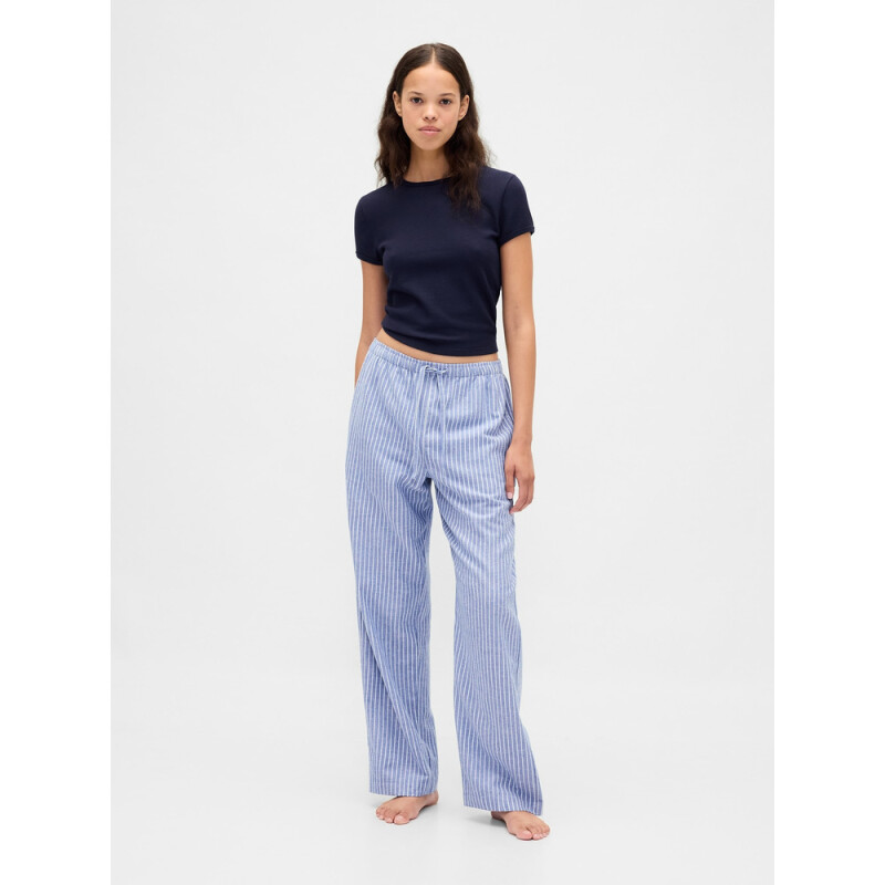FLANNEL PJ PANT BLUE STRIPE