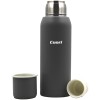 Termo Cuori acaro 1L de acero Inox con tapón cebador Gris