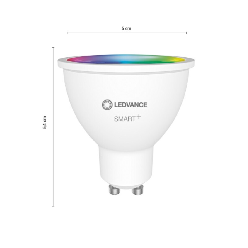 DICROICA LED SMART LEDVANCE OSRAM WIFI - RGB Dicroica LED SMART WiFi LEDVANCE OSRAM GU10 5W RGB