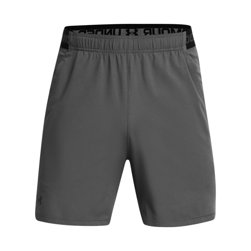 UA Vanish Woven 6in Shorts-RED GRY-027