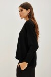 Sweater Embro Leaves Negro