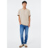 CAMISETA MM MASC MARROM CLARO