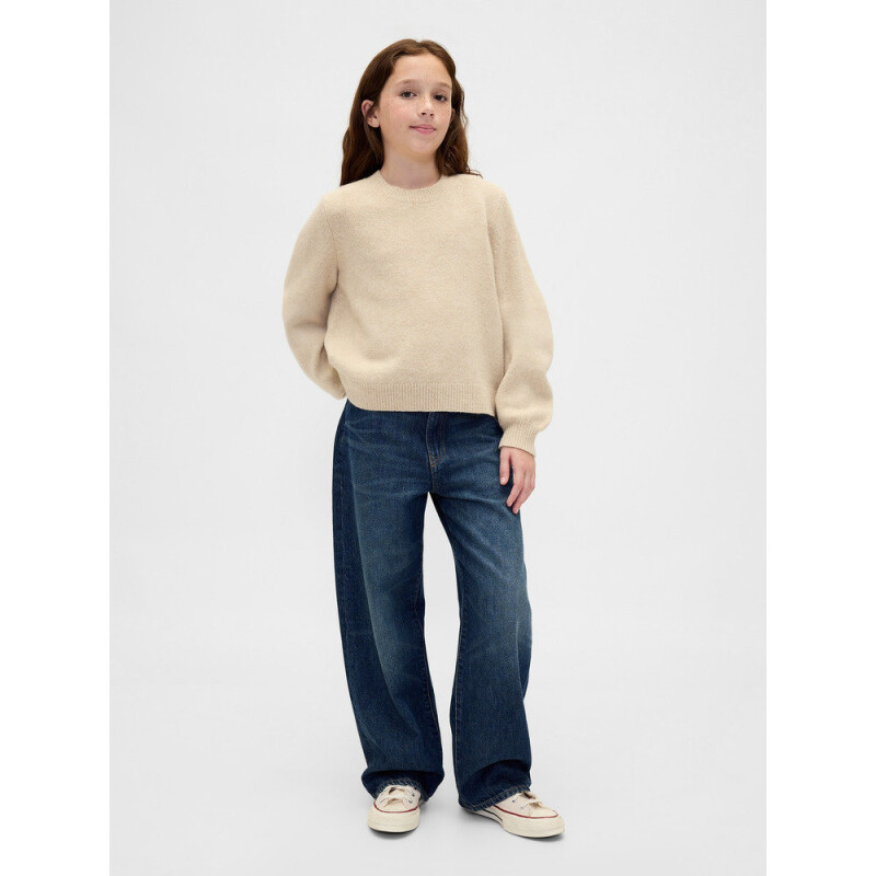 FAST CASHSOFT SWEATER_CREW OATMEAL HEATHER