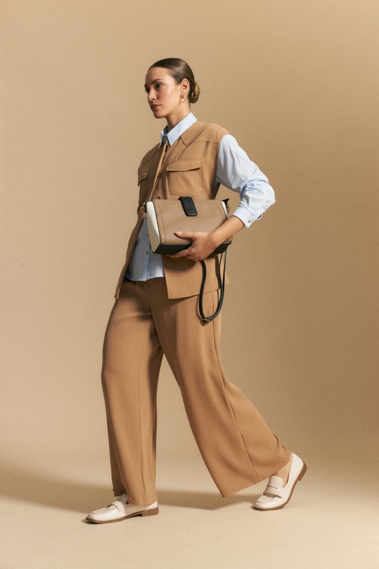 PANTALÓN TULIA Beige Oscuro
