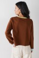 TSHIRT SAVIA CONTRAST Chocolate
