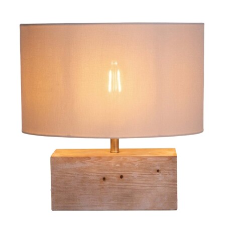 LÁMPARA DE MESA NATURAL/BEIGE MADERA ML249227