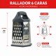 Rallador 6 caras 20 cm INOX