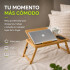 Mesa Bandeja Cama Portatil Madera Desayuno Plegable Notebook Mesa Bandeja Cama Portatil Madera Desayuno Plegable Notebook