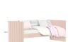 Sofa Cama Lotus - Reller Rosa
