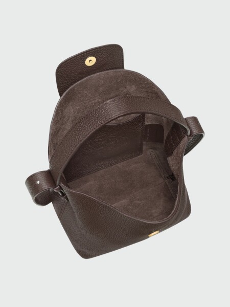LONGCHAMP - LE CADENCE, CARTERA BUCKET S Negro Estampado