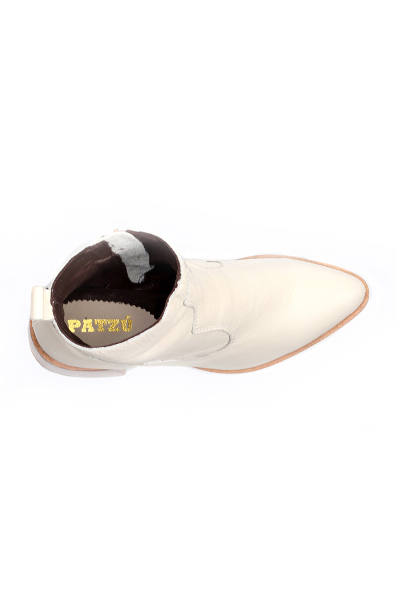 BOTA CUERO NEW EJECUTIVA WHITE
