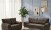 Juego De Living Sillones Sofá 2 Y 3 Cuerpos - Montana Marrón