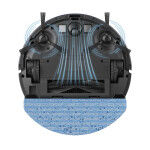 Aspiradora robot 4 en 1 Wi-Fi Negro