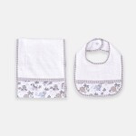 Kit Babero+Toalla Selva Beige