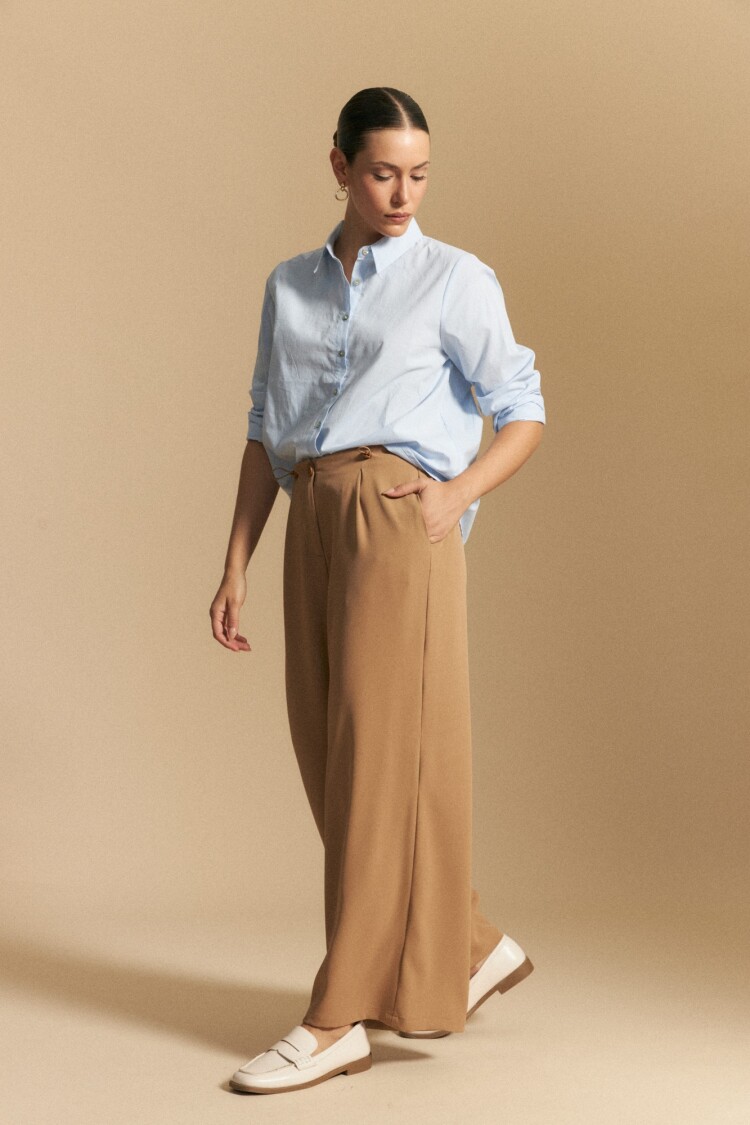 PANTALÓN TULIA Beige Oscuro