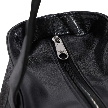 Bolso adidas Shoper Efecto Piel Metalizado Black