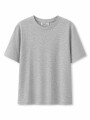 REMERA LESSA GRIS MELANGE C