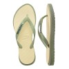 Sandalias Havaianas Top Point Fusion Mujer Smoke Green/buttercream