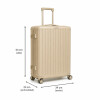Valija Rígida de Policarbonato con Ruedas 20' (Carry On) Beige