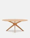 Mesa Naanim de chapa de roble 180 x 110 cm