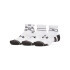 UA Perf Tech Nvlty 3pk Qtr-WHT WHT-108