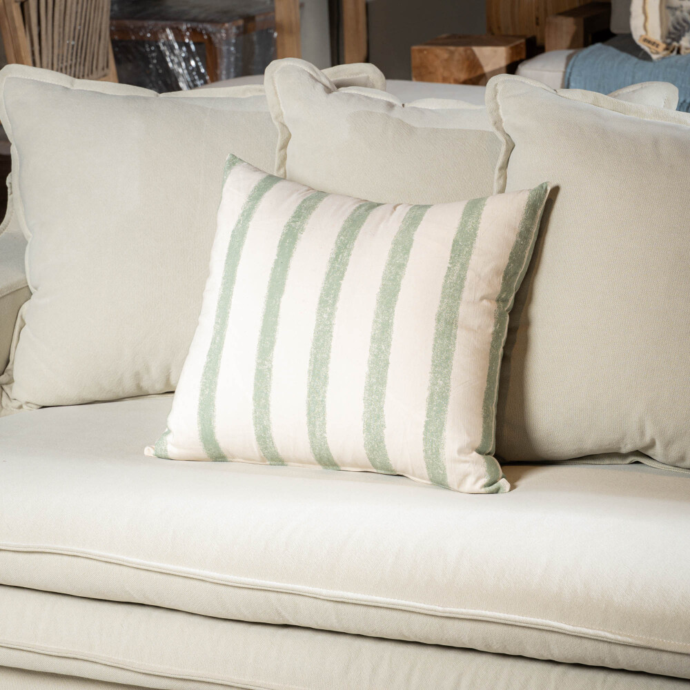 Funda almohadón Margarita, verde Funda almohadón Margarita, verde