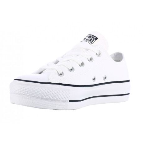 Championes Unisex Converse Plataforma Chuck Taylor Lift Blanco - Negro