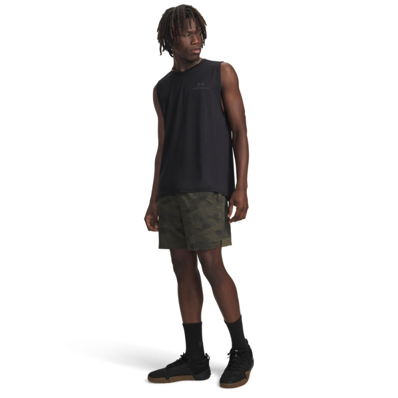 UA Vanish Woven 6in Prnt Sts-GRN GRN-390