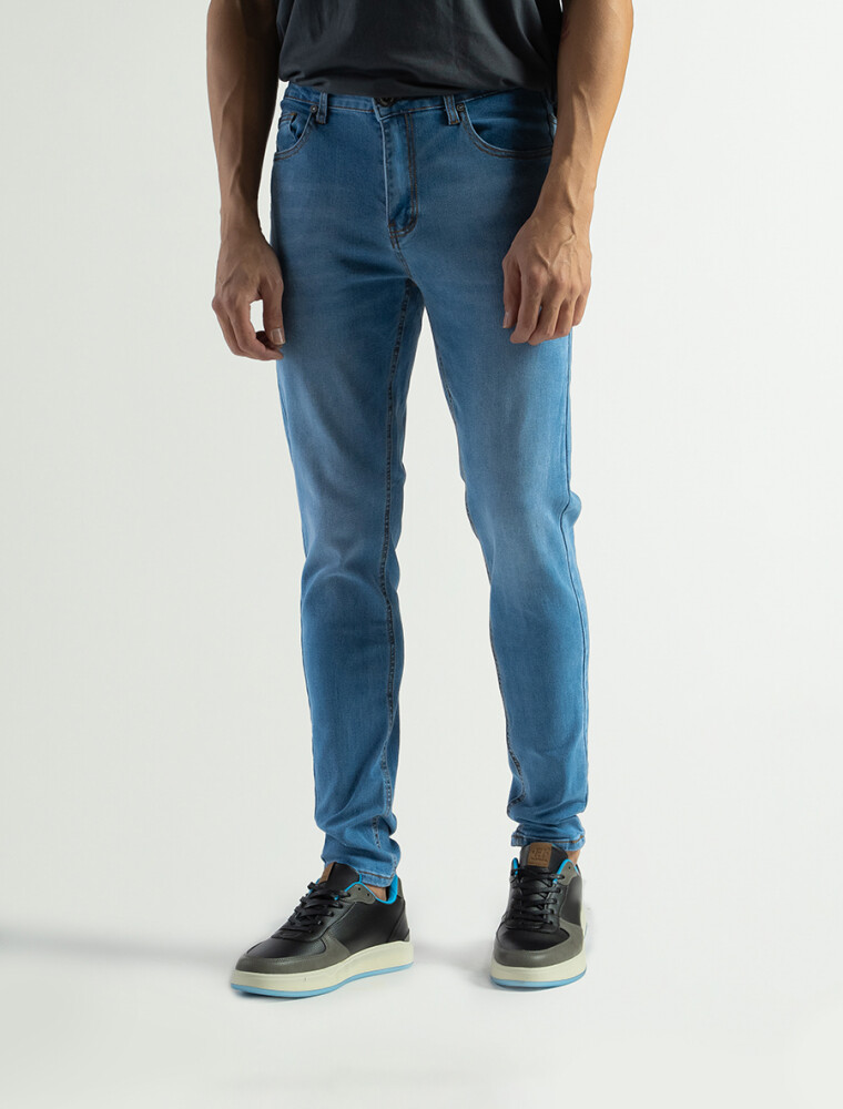 Jean Forum Slim Fit Largo 32 Azul